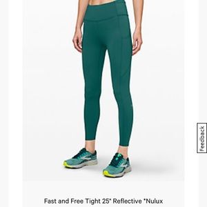 Lululemon Fast and Free Leggings